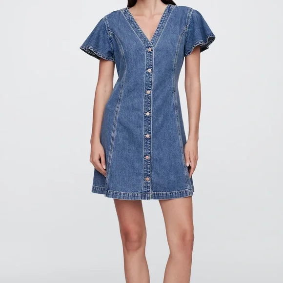 GAP | Dresses | Gap Buttondown Denim Dress | Poshmark